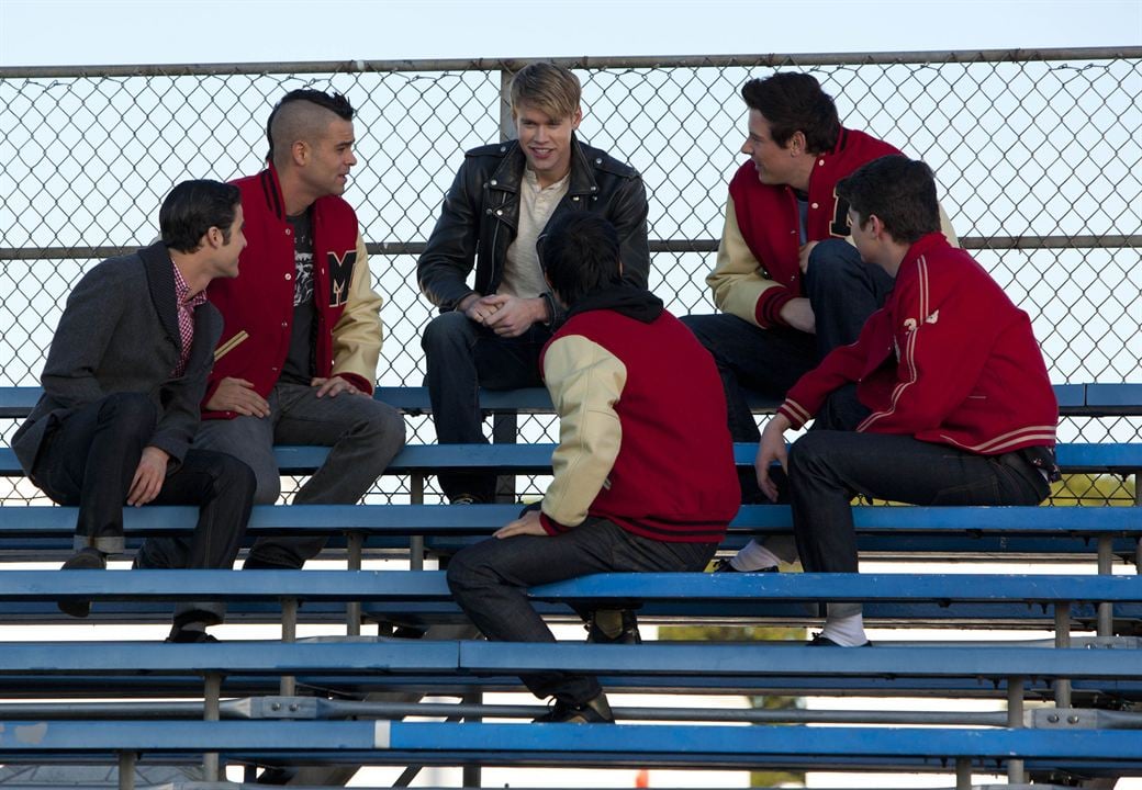 Glee : Fotoğraf Darren Criss, Cory Monteith, Mark Salling, Harry Shum Jr., Chord Overstreet, Damian McGinty