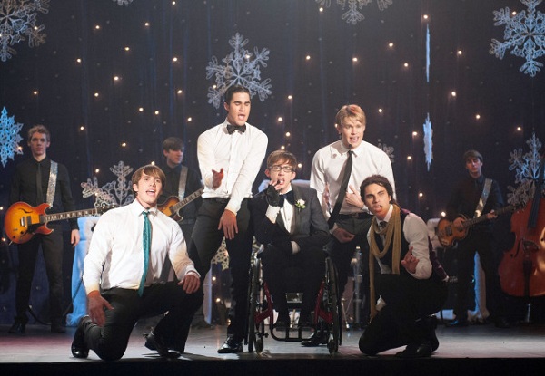 Glee : Fotoğraf Darren Criss, Kevin McHale, Chord Overstreet, Samuel Larsen, Blake Jenner