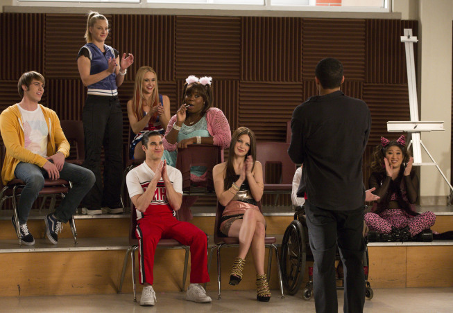 Glee : Fotoğraf Jenna Ushkowitz, Darren Criss, Heather Morris, Alex Newell, Jacob Artist, Blake Jenner