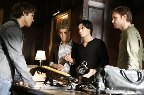 Fotoğraf Steven R. McQueen, Paul Wesley, Matthew Davis, Ian Somerhalder