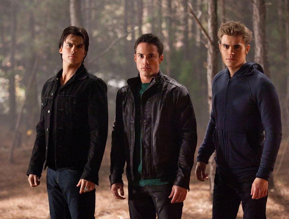 The Vampire Diaries : Fotoğraf Paul Wesley, Ian Somerhalder, Michael Trevino