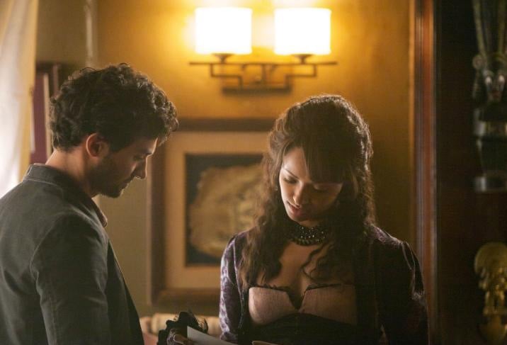 The Vampire Diaries : Fotoğraf Kat Graham, David Alpay