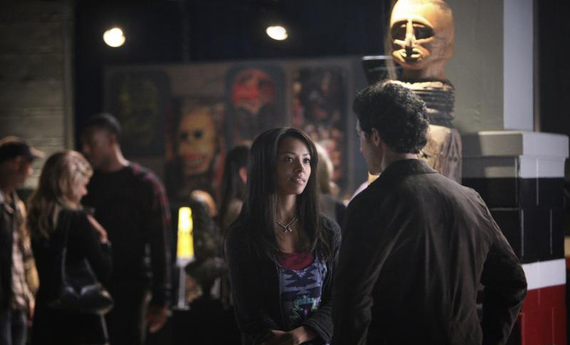 The Vampire Diaries : Fotoğraf Kat Graham, David Alpay