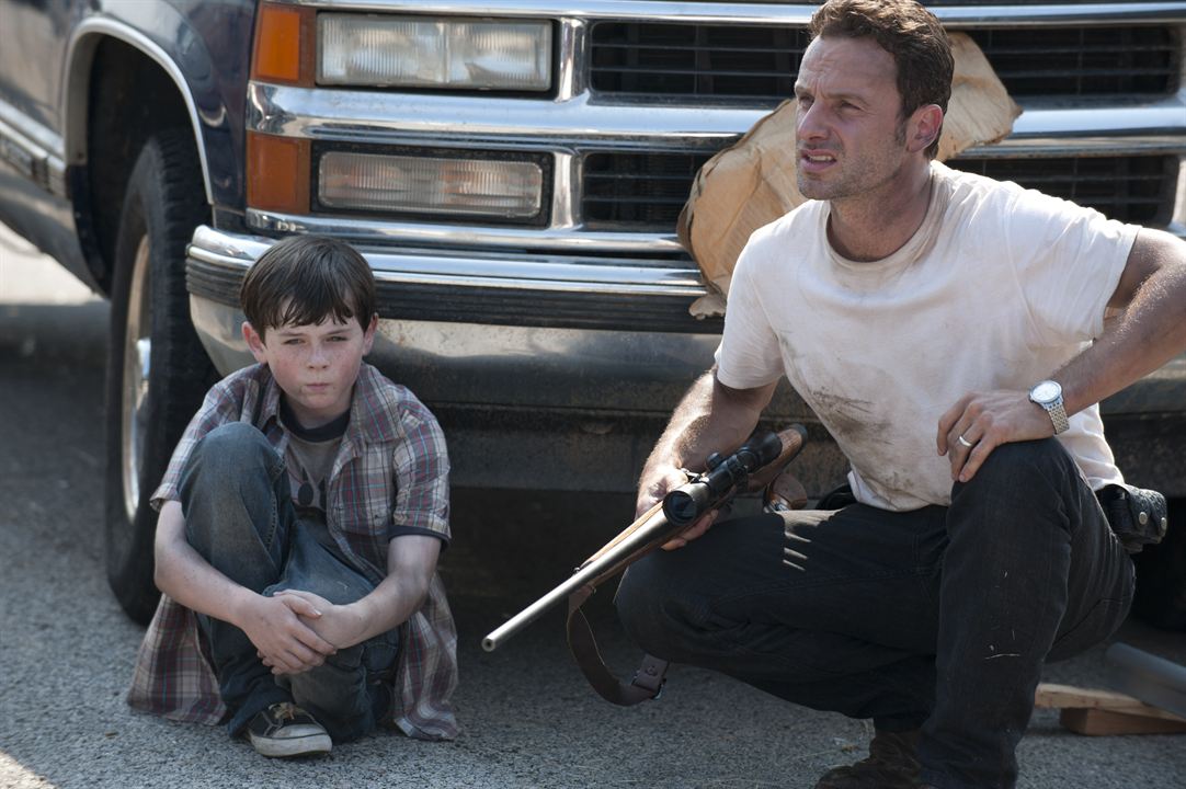 The Walking Dead : Afiş Chandler Riggs, Andrew Lincoln