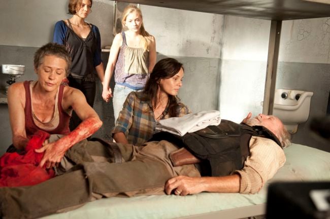 The Walking Dead : Fotoğraf Sarah Wayne Callies, Lauren Cohan, Emily Kinney, Scott Wilson (II), Melissa McBride
