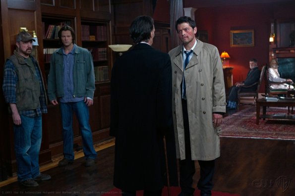 Supernatural : Afiş Misha Collins, Jim Beaver, Jared Padalecki