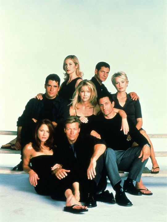 Fotoğraf Thomas Calabro, Kelly Rutherford, Jack Wagner, Rob Estes, Jamie Luner, Heather Locklear, Josie Bissett