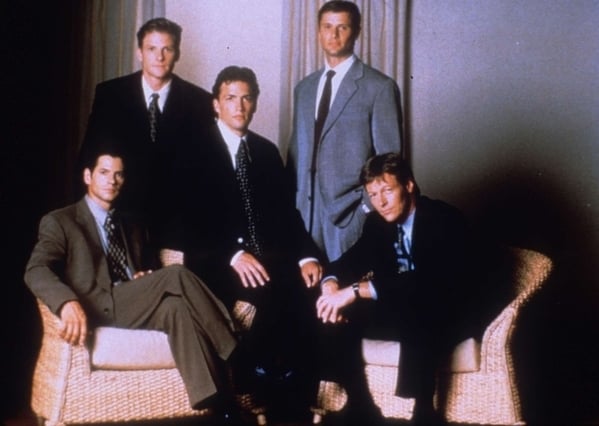 Fotoğraf Thomas Calabro, Grant Show, Jack Wagner, Andrew Shue, Doug Savant