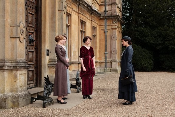 Downton Abbey : Fotoğraf Elizabeth McGovern, Michelle Dockery, Laura Carmichael