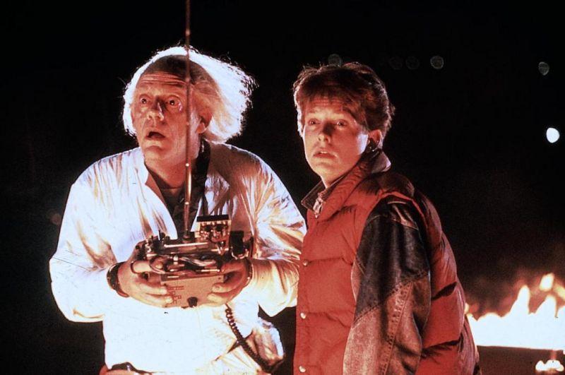 Geleceğe Dönüş : Fotoğraf Michael J. Fox, Christopher Lloyd