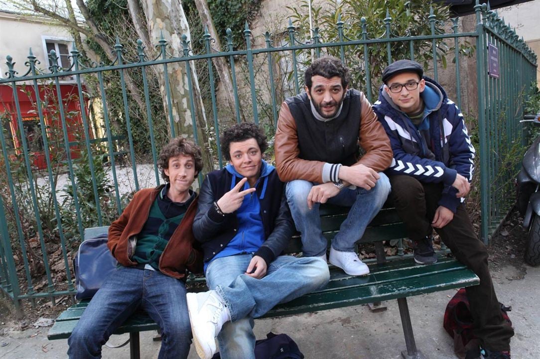 Fotoğraf Ramzy Bedia, William Lebghil, Kev Adams, Gaël Cottat