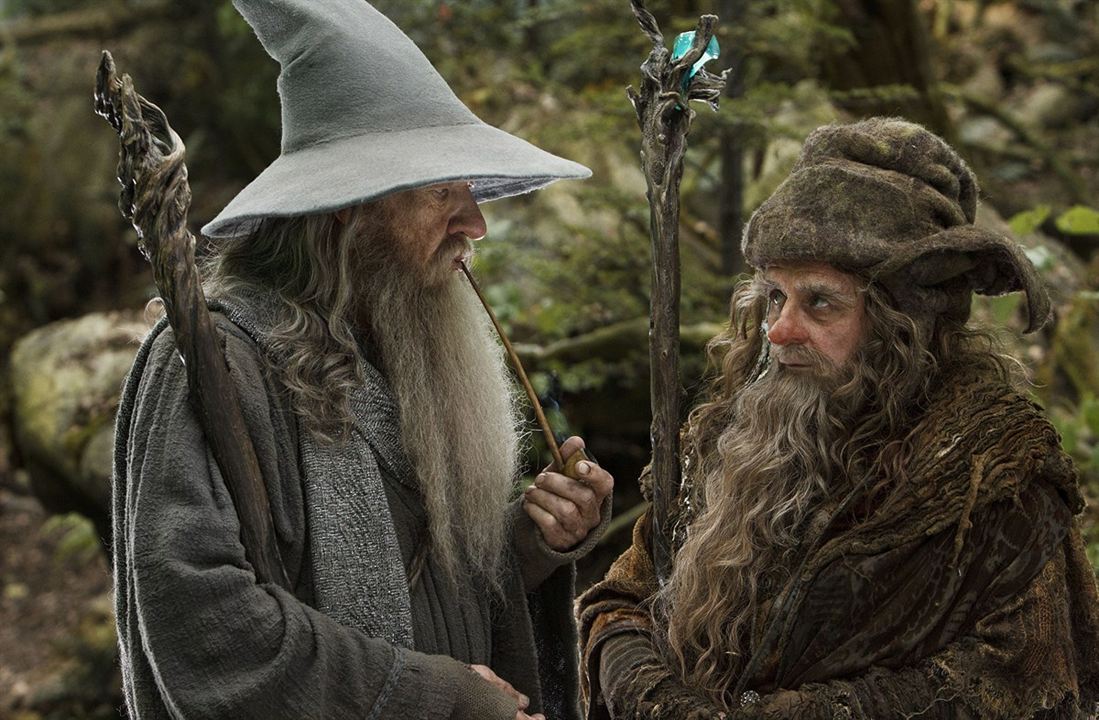 Hobbit: Beklenmedik Yolculuk : Fotoğraf Sylvester McCoy, Ian McKellen