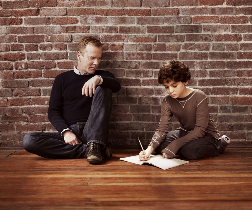 Fotoğraf David Mazouz, Kiefer Sutherland