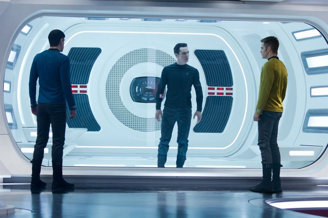 Bilinmeze Doğru Star Trek : Fotoğraf Chris Pine, Zachary Quinto, Benedict Cumberbatch