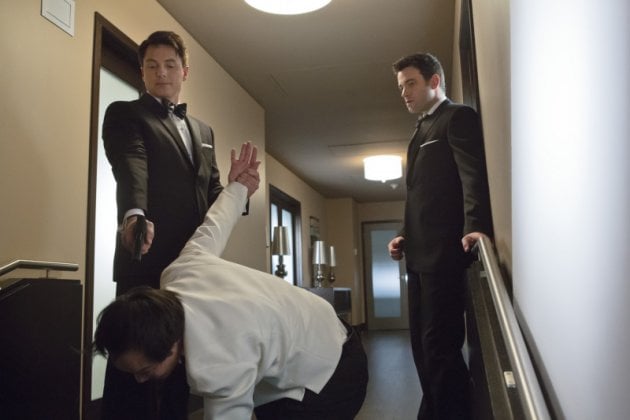 Arrow : Fotoğraf John Barrowman, Colin Donnell