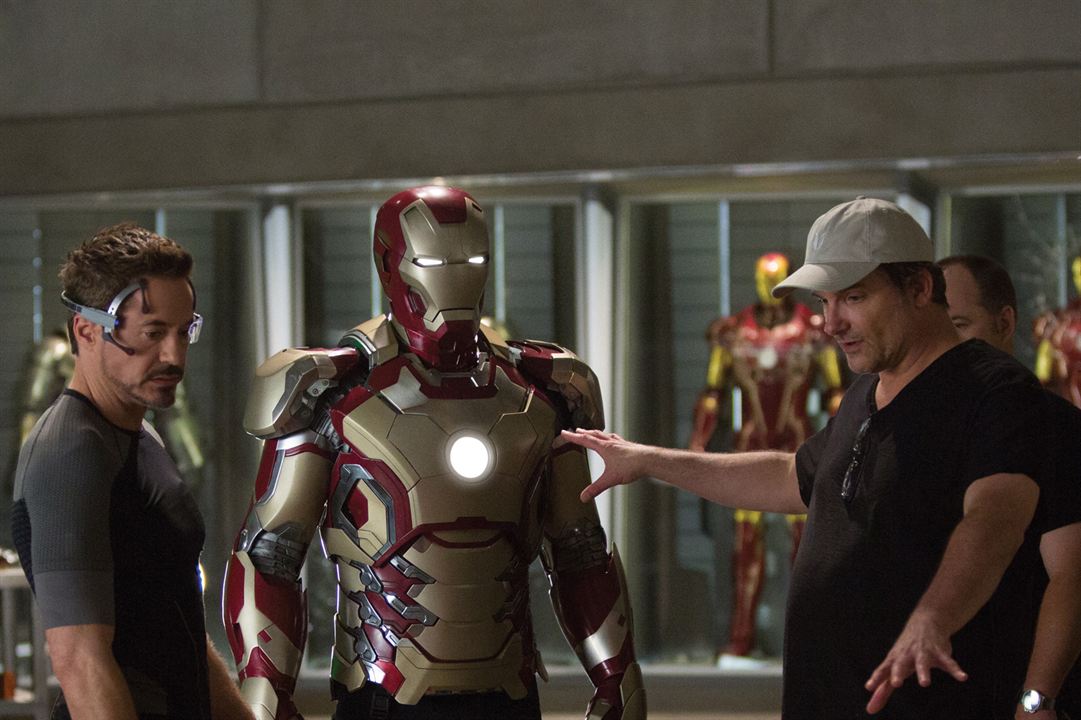 Iron Man 3 : Fotoğraf Shane Black, Robert Downey Jr.