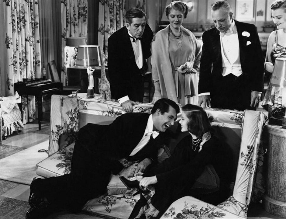 Fotoğraf Edward Everett Horton, Katharine Hepburn, Cary Grant
