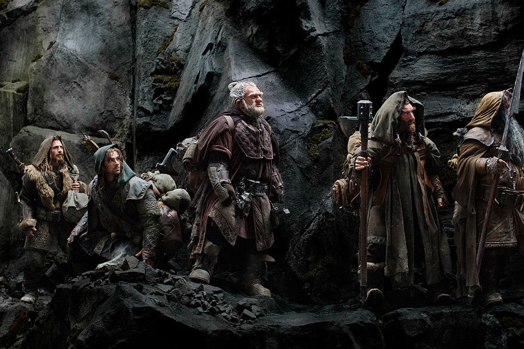 Hobbit: Beklenmedik Yolculuk : Fotoğraf Mark Hadlow, Aidan Turner, Dean O'Gorman, William Kircher, Jed Brophy