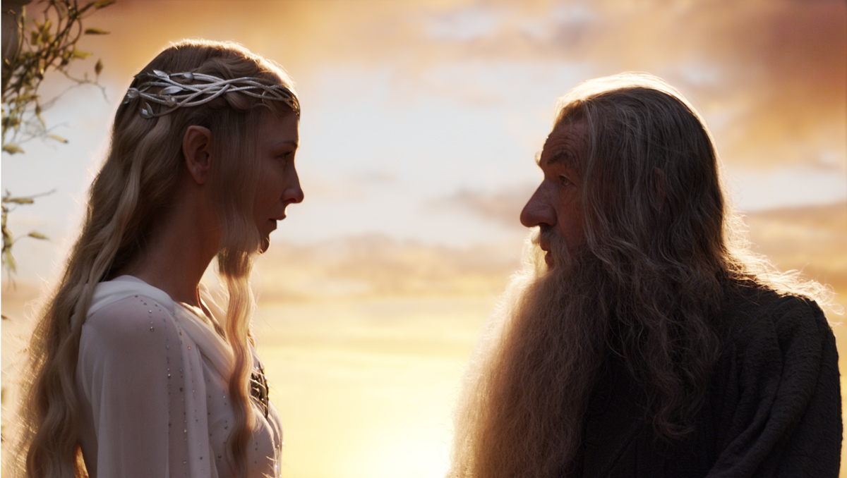Hobbit: Beklenmedik Yolculuk : Fotoğraf Ian McKellen, Cate Blanchett