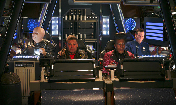 Fotoğraf Robert Llewellyn, Craig Charles, Danny John-Jules, Chris Barrie