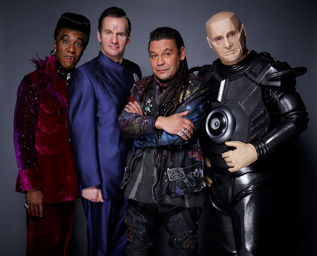 Fotoğraf Robert Llewellyn, Craig Charles, Danny John-Jules, Chris Barrie