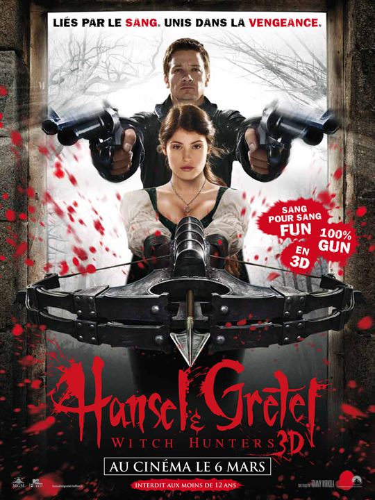 Hansel ve Gretel: Cadı Avcıları : Afiş