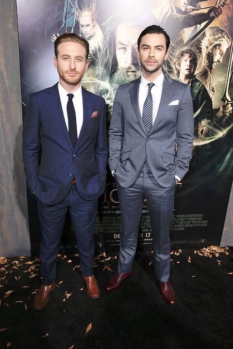 Hobbit: Smaug'un Çorak Toprakları : Vignette (magazine) Aidan Turner, Dean O'Gorman