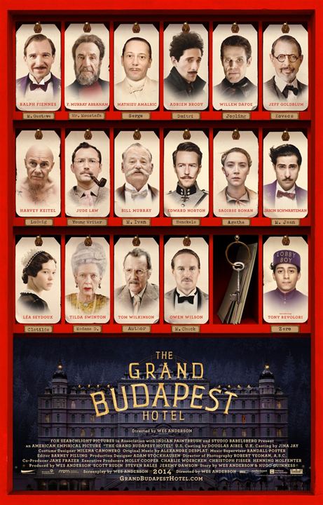 Büyük Budapeşte Oteli : Afiş