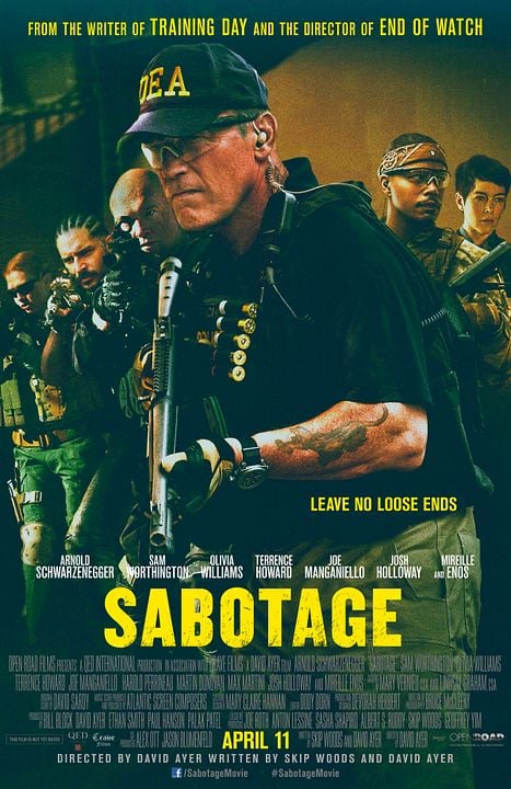Sabotaj : Afiş