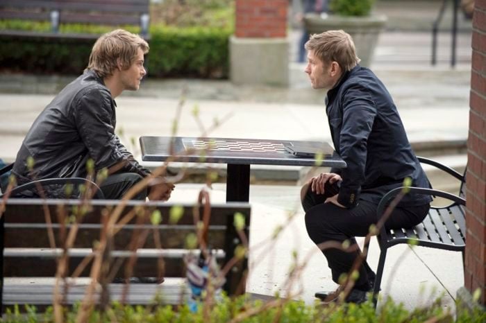 Fotoğraf Mark Pellegrino, Luke Mitchell