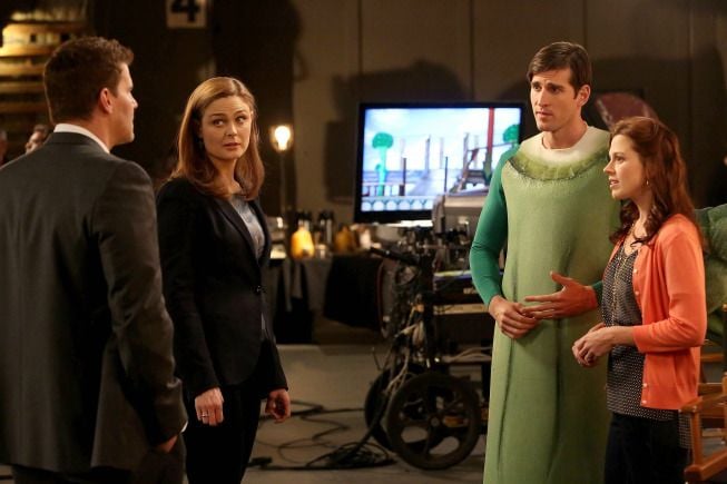 Fotoğraf Emily Deschanel, Jonathan Chase, David Boreanaz