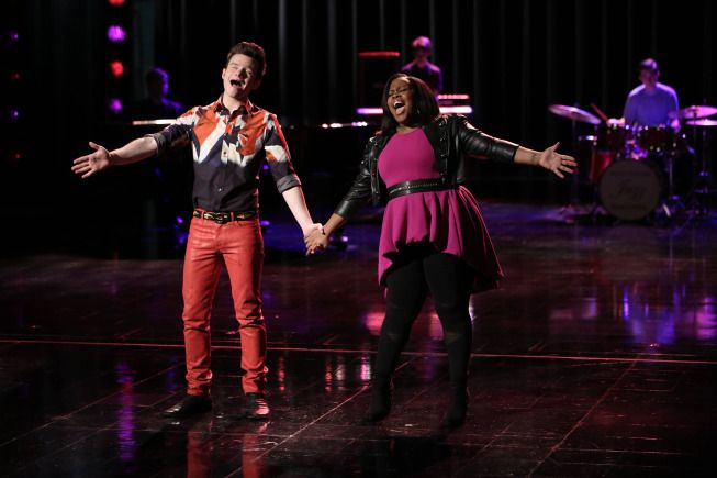 Glee : Fotoğraf Chris Colfer, Amber Riley