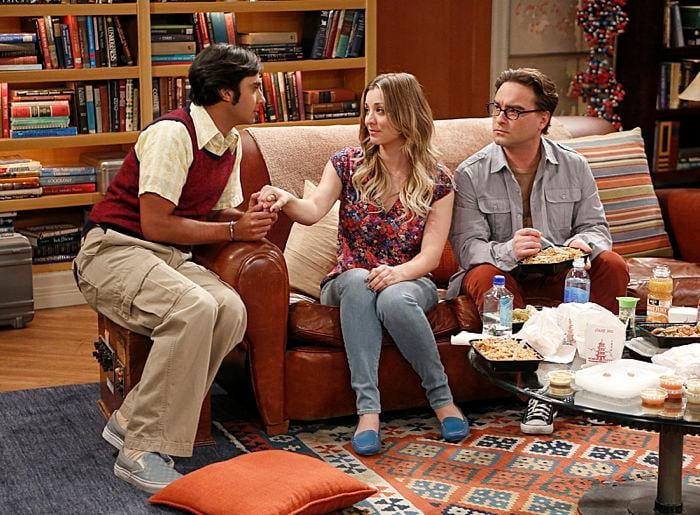 Fotoğraf Kunal Nayyar, Kaley Cuoco, Johnny Galecki