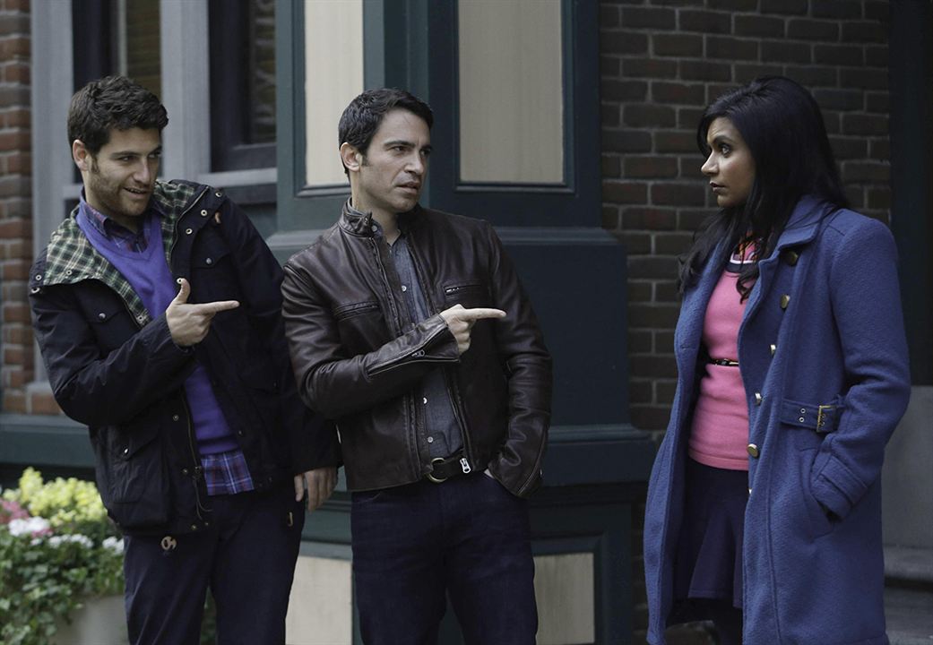 Fotoğraf Adam Pally, Chris Messina, Mindy Kaling