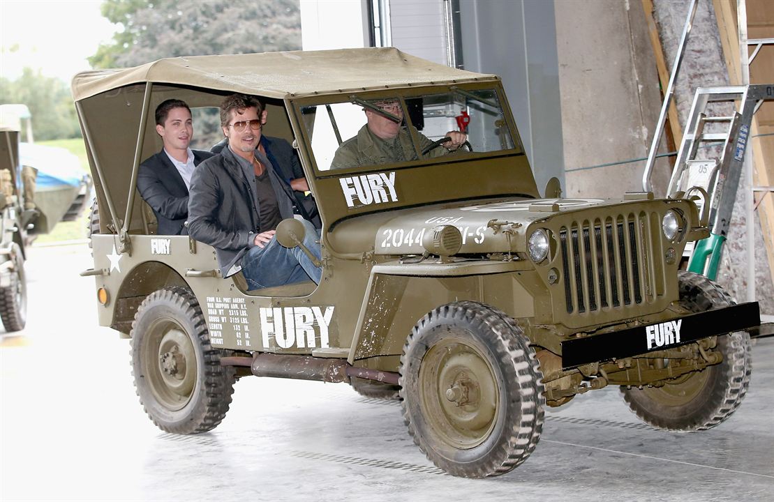 Fury : Vignette (magazine) Brad Pitt, Logan Lerman