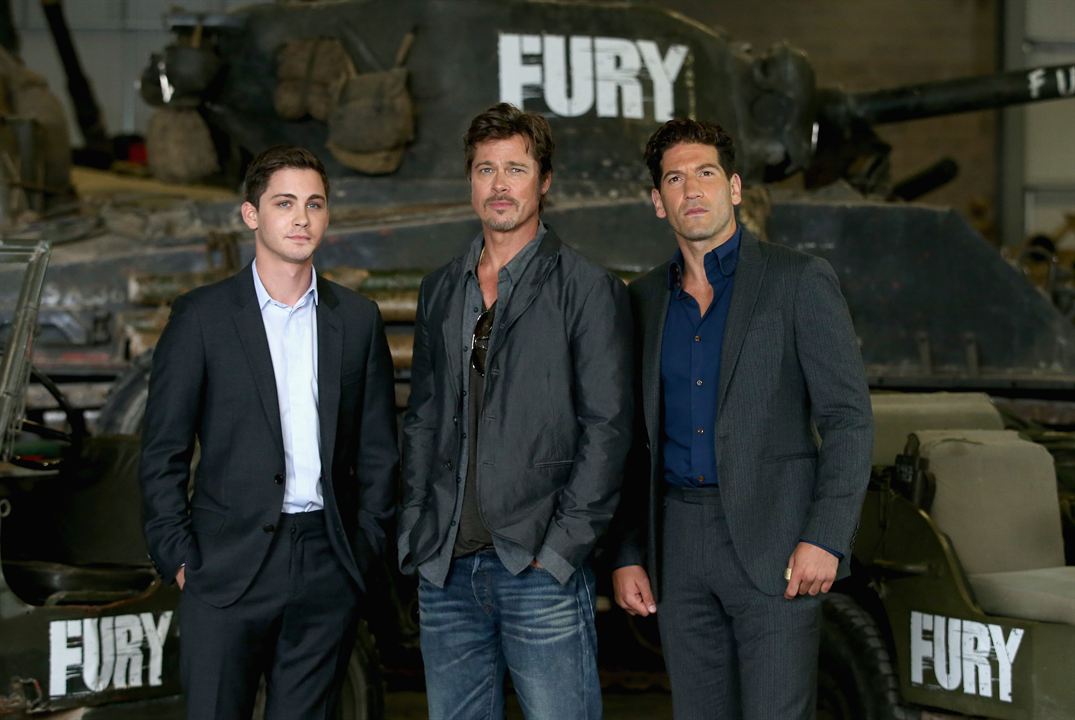 Fury : Vignette (magazine) Jon Bernthal, Logan Lerman, Brad Pitt