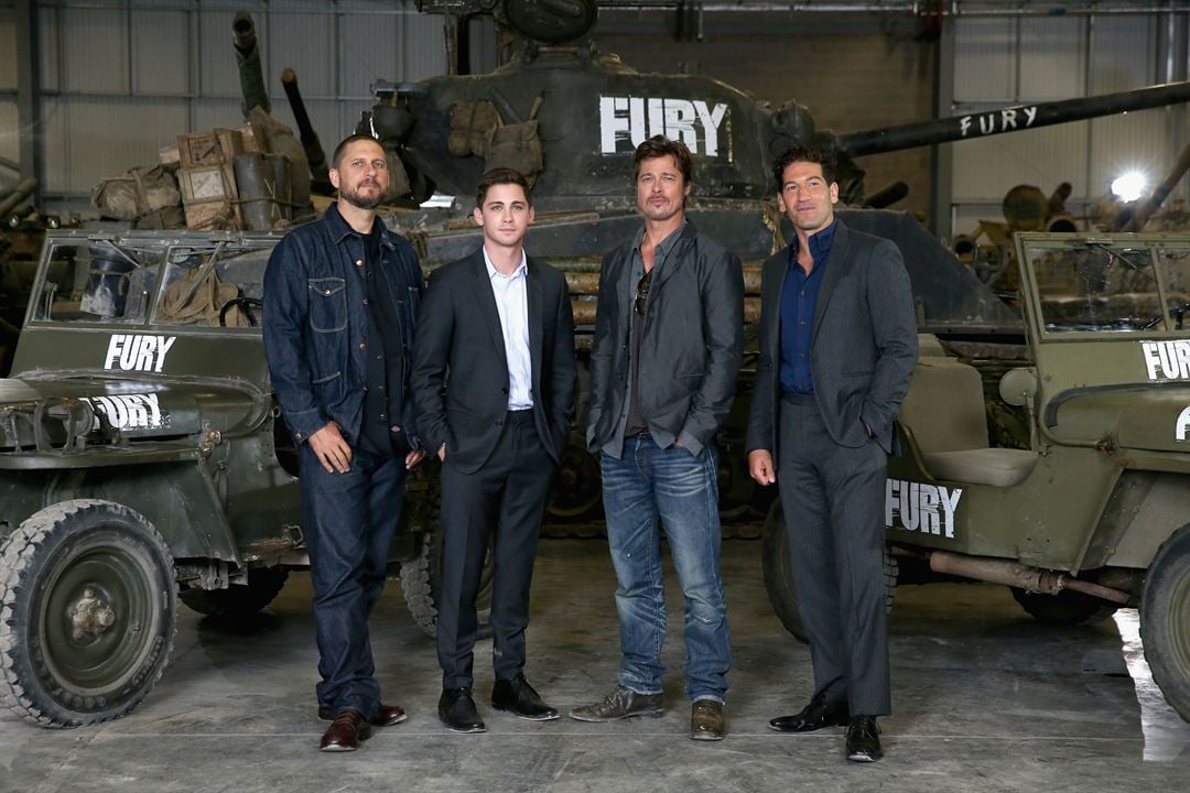 Fury : Vignette (magazine) Brad Pitt, Jon Bernthal, Logan Lerman