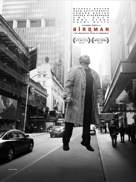 Birdman veya Cahilliğin Umulmayan Erdemi : Afiş