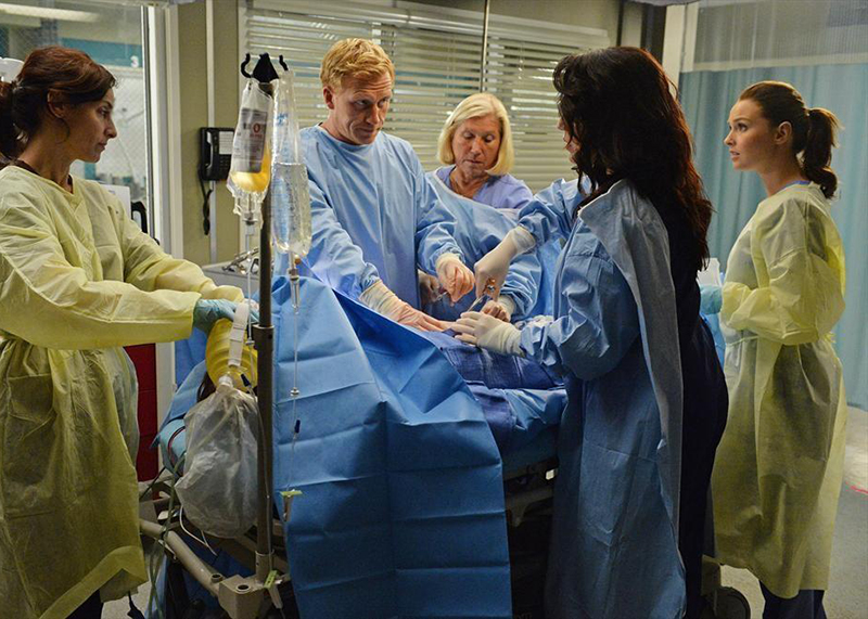 Grey's Anatomy : Fotoğraf Kevin McKidd, Sara Ramirez, Camilla Luddington