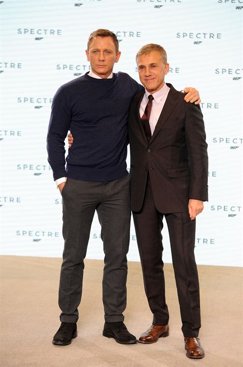 Spectre : Vignette (magazine) Daniel Craig, Christoph Waltz