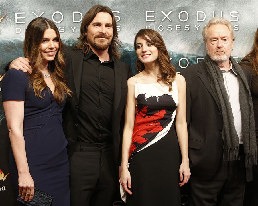 Exodus: Tanrılar ve Krallar : Vignette (magazine) Christian Bale, María Valverde, Ridley Scott