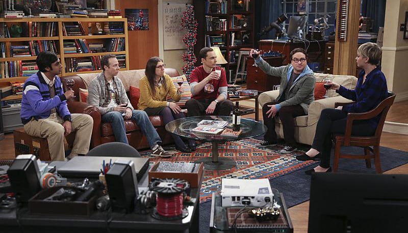 The Big Bang Theory : Fotoğraf Johnny Galecki, Mayim Bialik, Kaley Cuoco, Jim Parsons, Kunal Nayyar, Kevin Sussman