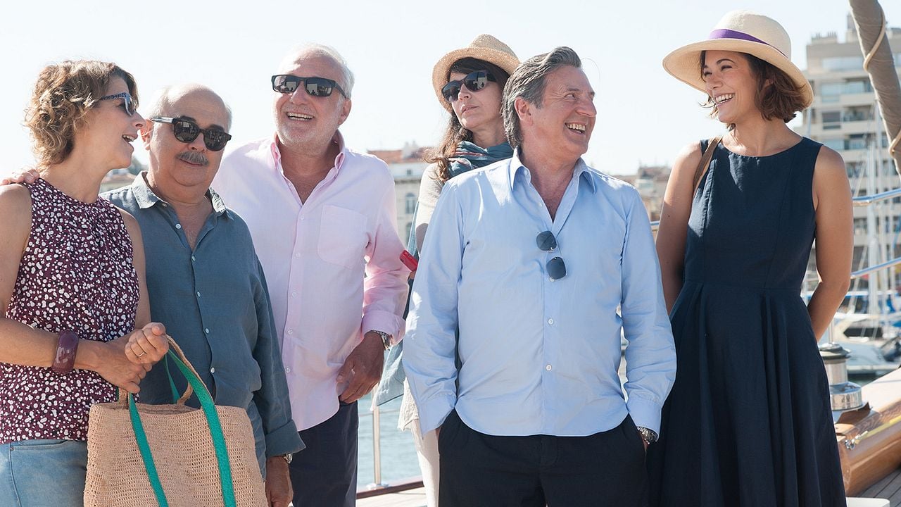 Fotoğraf Mélanie Doutey, François Berléand, Daniel Auteuil, Gérard Jugnot, Zabou Breitman