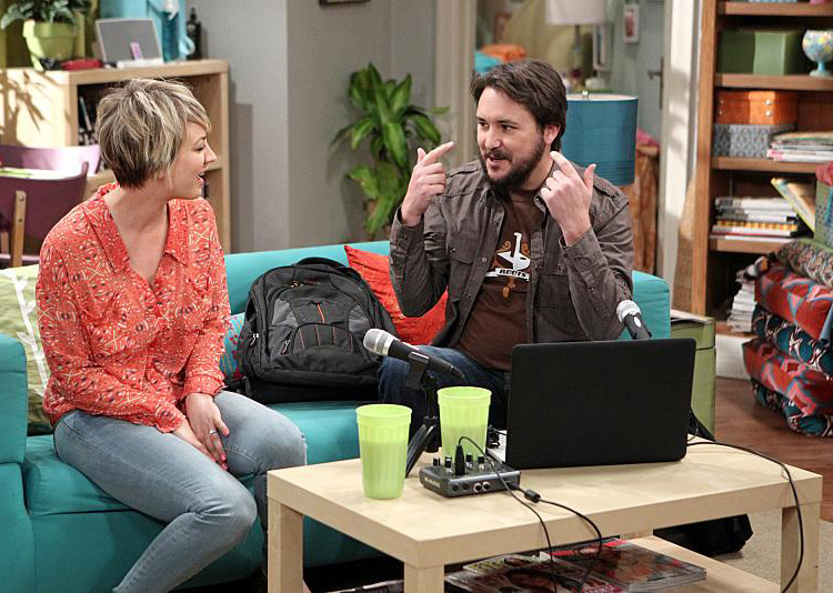 The Big Bang Theory : Fotoğraf Kaley Cuoco, Wil Wheaton