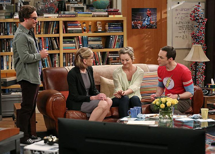 The Big Bang Theory : Fotoğraf Laurie Metcalf, Johnny Galecki, Christine Baranski, Kaley Cuoco