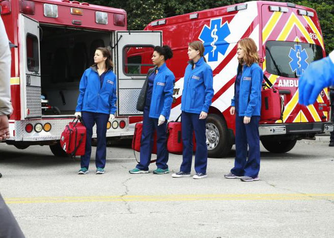 Grey's Anatomy : Fotoğraf Kelly McCreary, Ellen Pompeo, Sarah Drew, Caterina Scorsone