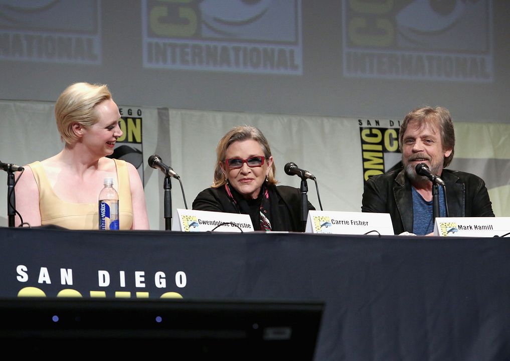 Star Wars: Güç Uyanıyor : Vignette (magazine) Mark Hamill, Carrie Fisher, Gwendoline Christie