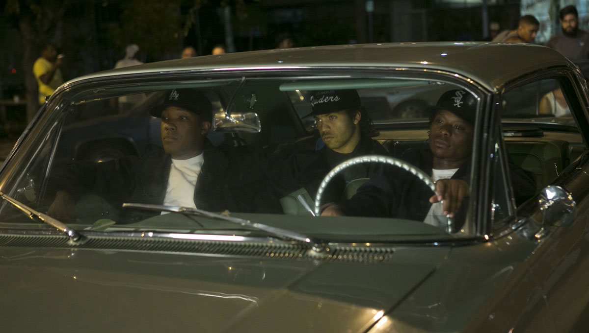 Straight Outta Compton : Fotoğraf Jason Mitchell, Corey Hawkins, O'Shea Jackson Jr.