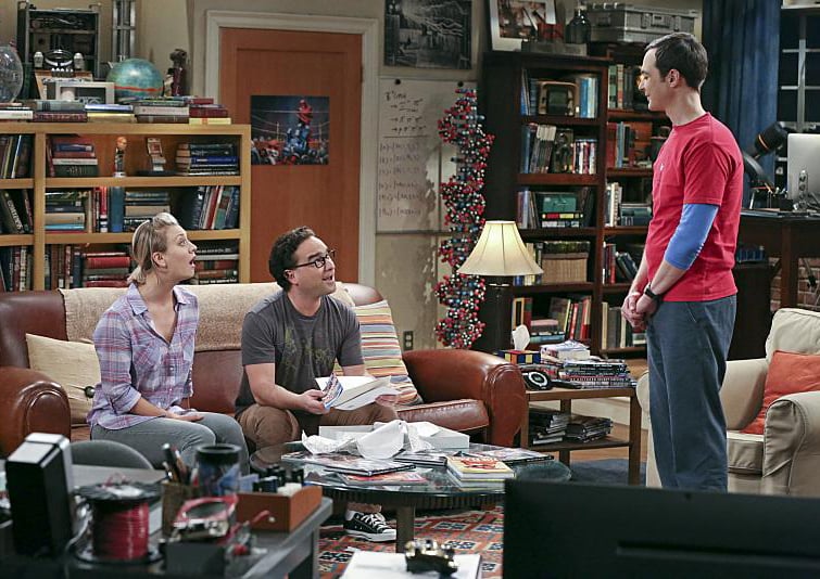 Fotoğraf Kaley Cuoco, Jim Parsons, Johnny Galecki