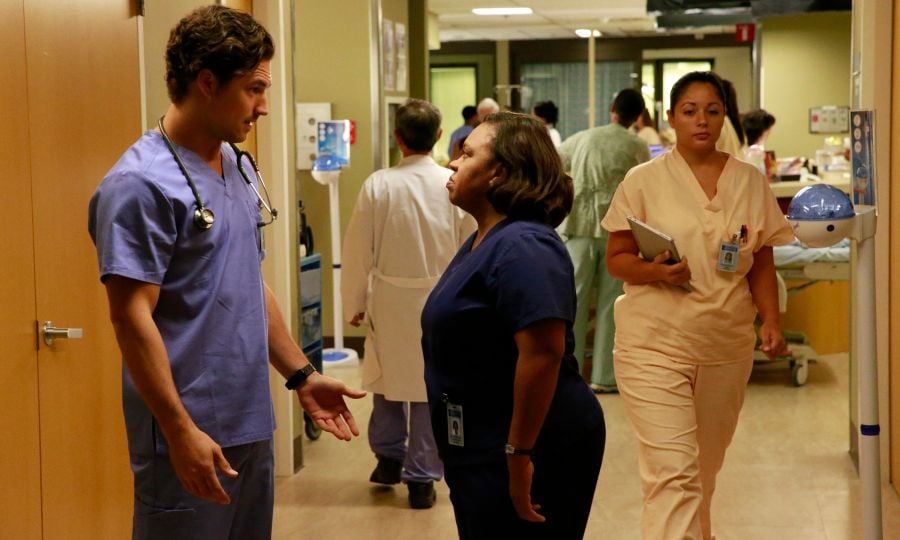 Fotoğraf Chandra Wilson, Giacomo Gianniotti